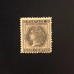 Stamps Canada Provinces PEI Sc15:  6 c black Mint QV of 1872, see detail - Picture 1 of 3