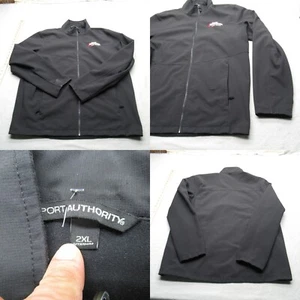 Cobble Stone Car Wash Jacket Mens XXL Port Authority Black Pockets Full Zip Rain - Picture 1 of 17