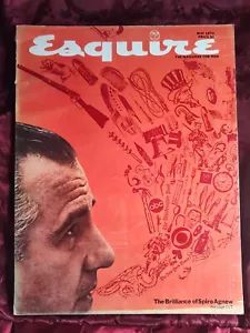 ESQUIRE May 1970 Spiro Agnew Raquel Welch Muhammad Ali Bomb Shelters - Picture 1 of 2
