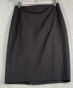 Neu mit Etikett Ann Taylor Wollmischung braun Bleistift gefütterter Rock Rückenschlitz, Größe 4 - Bild 1 von 16