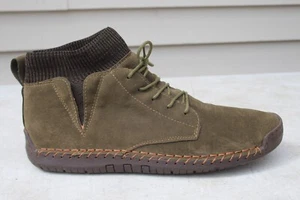 BUFFALO OULOS PREMIUM Shoes 100% CaoutchoucMens Size 10.5 EUR 44 Olive Green - Picture 1 of 10