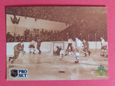 1991-92 Pro Set # 340 Bill Barilko, Tragically Hip 'Fifty-Mission Cap'  NM-MT - Image 1 of 2