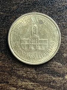 2010 Argentina 25 Centavos Actual Coin TB2859* - Picture 1 of 2