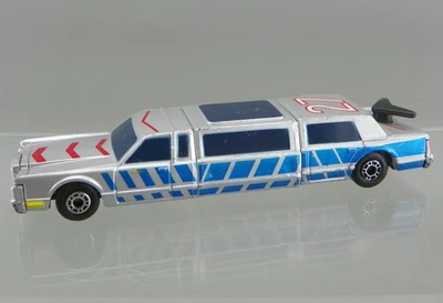Vintage 1988 Matchbox Connectables 1/64 Silver Lincoln Town Limo Limousine VG-EX - Image 1 of 4