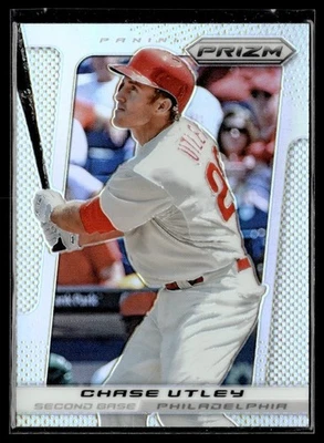 2013 Panini Prizm Silver Prizms Chase Utley Philadelphia Phillies #119 - Imagem 1 de 2