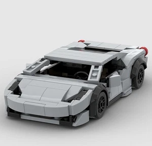 Custom MOC Lego Lamborghini Aventador Supercar 182 Piece Building Brick Car - Picture 1 of 6