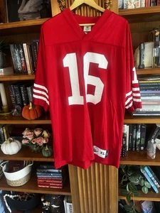 Camiseta deportiva vintage Reebok Gridiron NFL San Francisco 49ers Joe Montana #16 talla XL. - Imagen 1 de 8