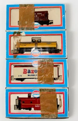 Model Power HO Scale Train Lot Bazooka, Good Year Tire & Rubber Tank, Etc. - Image 1 of 4