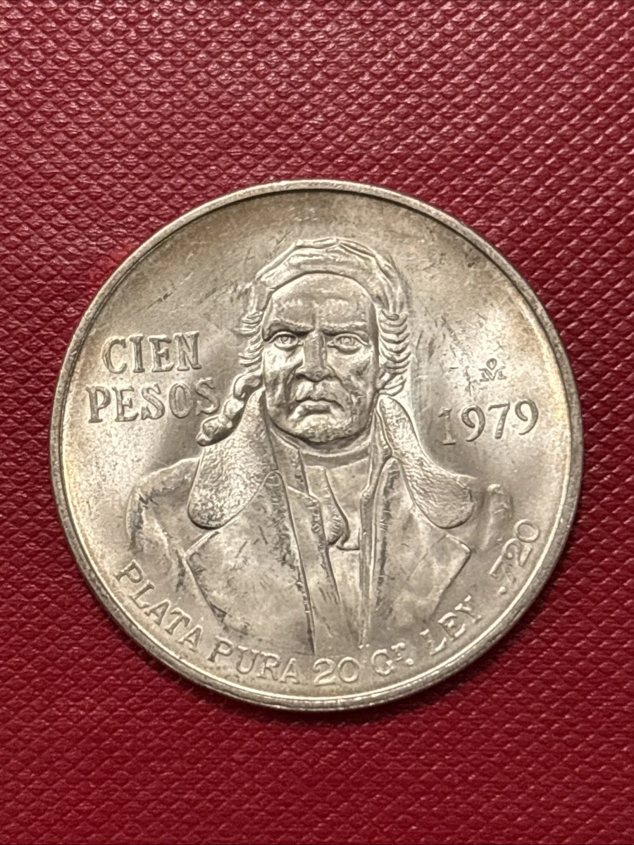 Circulated 100 Pesos Denomination Mexican Coins (1905-Now) for