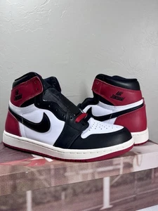 New Air Jordan 1 Retro High OG Black Toe DZ5485-106 Mens SIZE 7 - Picture 1 of 7