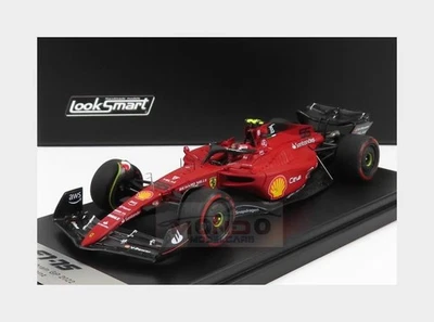 1:43 LOOKSMART Ferrari F1-75 #55 2Nd Bahrain Gp 2022 Carlos Sainz Red LSF1042 - Photo 1/2