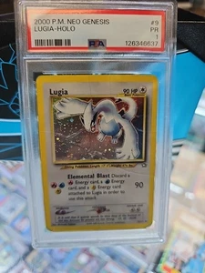 PSA 1 Pokemon Lugia 9/111 WotC Neo Genesis Unlimited Holo Rare  - Bild 1 von 1