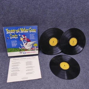 78 RPM 10" 3 Record Box Set Nursery & Mother Goose Songs 1958 Bomar Records - Picture 1 of 23