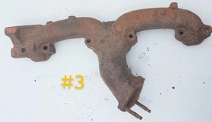 1965-68 Chevy 283-327 Left Side Rams Horn Curved Exhaust Manifold For Alternator - Picture 1 of 3
