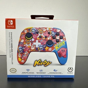 Enhanced Wireless Controller for Nintendo Switch - Kirby of the Stars PowerA PSL - Picture 1 of 9
