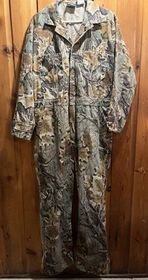 VTG CABELAS Hunting Coveralls Jumpsuit Advantage Camo Sz Large Reg Chest 42-44" - Image 1 of 4