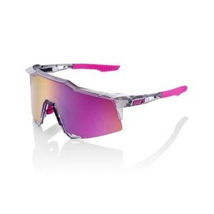 100% SPEEDCRAFT Sport Performance Cycling Sunglasses (Polished Translucent Gr... - Picture 1 of 7