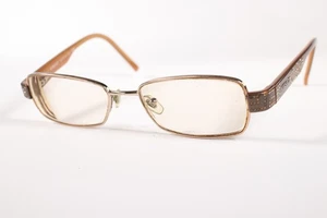 Versace Eyeglasses 1093-B Womens Grey/Brown Full Rim Metal Glasses Frames 51 mm - Picture 1 of 4