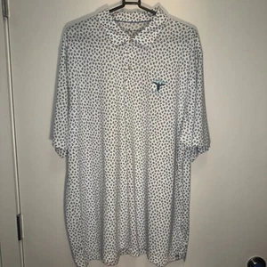 Peter Millar Seaside Polo Golf Shirt Mens XL White Natural Touch Turtle Tide - Picture 1 of 13