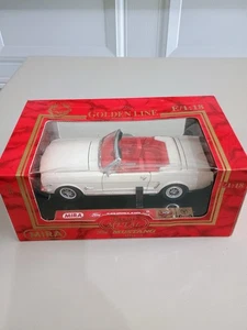 1/18 DIECAST MIRA GOLDEN LINE COLLECTION 1964 1/2 MUSTANG CABRIO WHITE NEU - Bild 1 von 5
