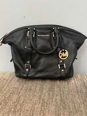 Cartera/bolso de mano Bedford de cuero negro MICHAEL KORS Foto 1 de 4
