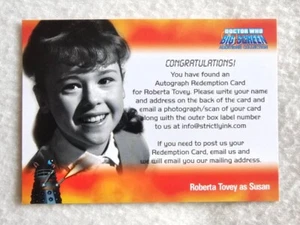 Strictly Ink Doctor Who Big Screen Additions R. Tovey Autograph Trading Card A3 - Picture 1 of 1