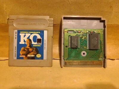 George Foreman's KO Boxing (Nintendo Game Boy) game vintage gaming 90s retro - Image 1 of 3