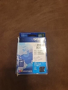 Cartucho de tinta cian GENUINO Brother LC20E para MFC-J985DW MFC-J5920DW EXP. 9/23 - Imagen 1 de 7