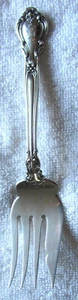 Chantilly Gorham Sterling Silver Beef Cold Meat Serving Fork - Picture 1 of 2