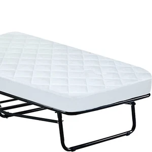 "Cubierta de colchón acolchada impermeable para cuna de campamento top de algodón, talla 30"" X 75"" X 10" - Imagen 1 de 7
