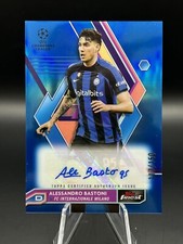 TOPPS FINEST 2022/23 AUTO INTER MILAN ALESSANDRO BASTONI BLUE REFRACTOR /150