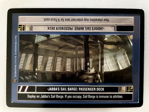 Star Wars CCG - Jabba's Sail Barge: Passenger Deck - Jabba's Palace - Picture 1 of 1