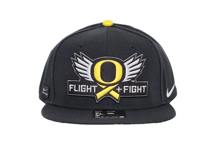 NEW Oregon DUCKS Football TEAM ISSUED Nike FLIGHT & FIGHT Fitted HAT    7 - Image 1 of 4