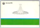 Olympic Stadium Miniature Sketch, Montreal Quebec Canada Postcard, CDS Cancel