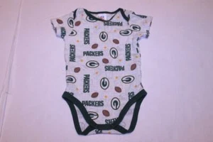 Infant/Baby Green Bay Packers NFL Team Apparel Creeper One-Piece NFL Team Appare - Picture 1 of 1