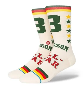 Calcetines de altura informales Stance All Star Allen Iverson HBCU para hombre grandes 9-13 nuevos con etiquetas - Imagen 1 de 5