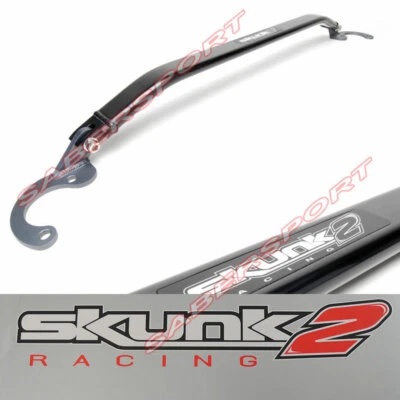 Skunk2 Black Front Strut Bar for 1988-2000 Civic CRX Del Sol / 1990-2001 Integra - Image 1 of 4