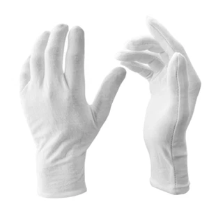 1x Baumwollhandschuhe Paar Größen S bis XL Trikothandschuhe Servierhandschuhe - Bild 1 von 1