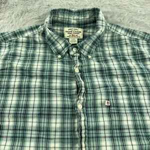 Ralph Lauren Shirt Mens Extra Large Blue Green Plaid Button Down Classic Vintage - Picture 1 of 11