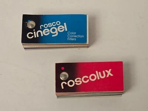 Vintage Rosco Cinegel Color Correction & Roscolux Filter samples pack - EXC! - Picture 1 of 4