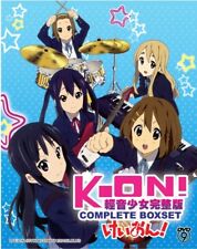 K-On Season 1-2 + Movie + 5 OVA Japanese Anime DVD English Dubbed Region All