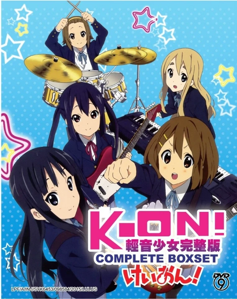 Anime Japan DVD K-on Season 1 & 2 The Movie 5 OVA English Subtitle