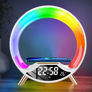 Bluetooth-Lautsprecher-Nachtlicht mit kabelloser Aufladung 3in1 - Bild 1 von 6