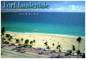 Postal de The Wavy Beach Wall of Fort Lauderdale, Florida - Imagen 1 de 2