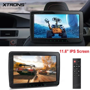 1PC 11.6" IPS Screen Car Headrest Multimedia Player HDMI input 1080P USB AV FM - Picture 1 of 12