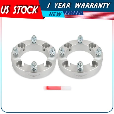 2 Pcs 1.5" 4x136mm M12x1.5 ATV Wheel Spacers For Honda Pioneer 1000 2016-2024 - Image 1 of 4