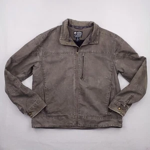Kuhl Jacket Mens XXL Gray Burr Gun Metal Vintage Patina Dye Distressed Coat - Picture 1 of 24