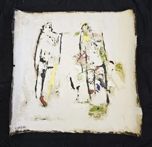 Edward Goss "Two Men" 2005 Autodidakt Künstler Outsider zeitgenössische Kunst - Bild 1 von 11