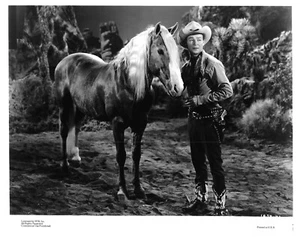 8”x10” Foto - Standbild, Roy Rogers & Trigger #201 Zustand: SEHR SCHÖN - FAST NEUWERTIG - Bild 1 von 1