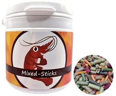 (7,49€/100g) Futter-Sticks 120g / Super Mix-Dose / Garnelen / 12 Sorten - Bild 1 von 2